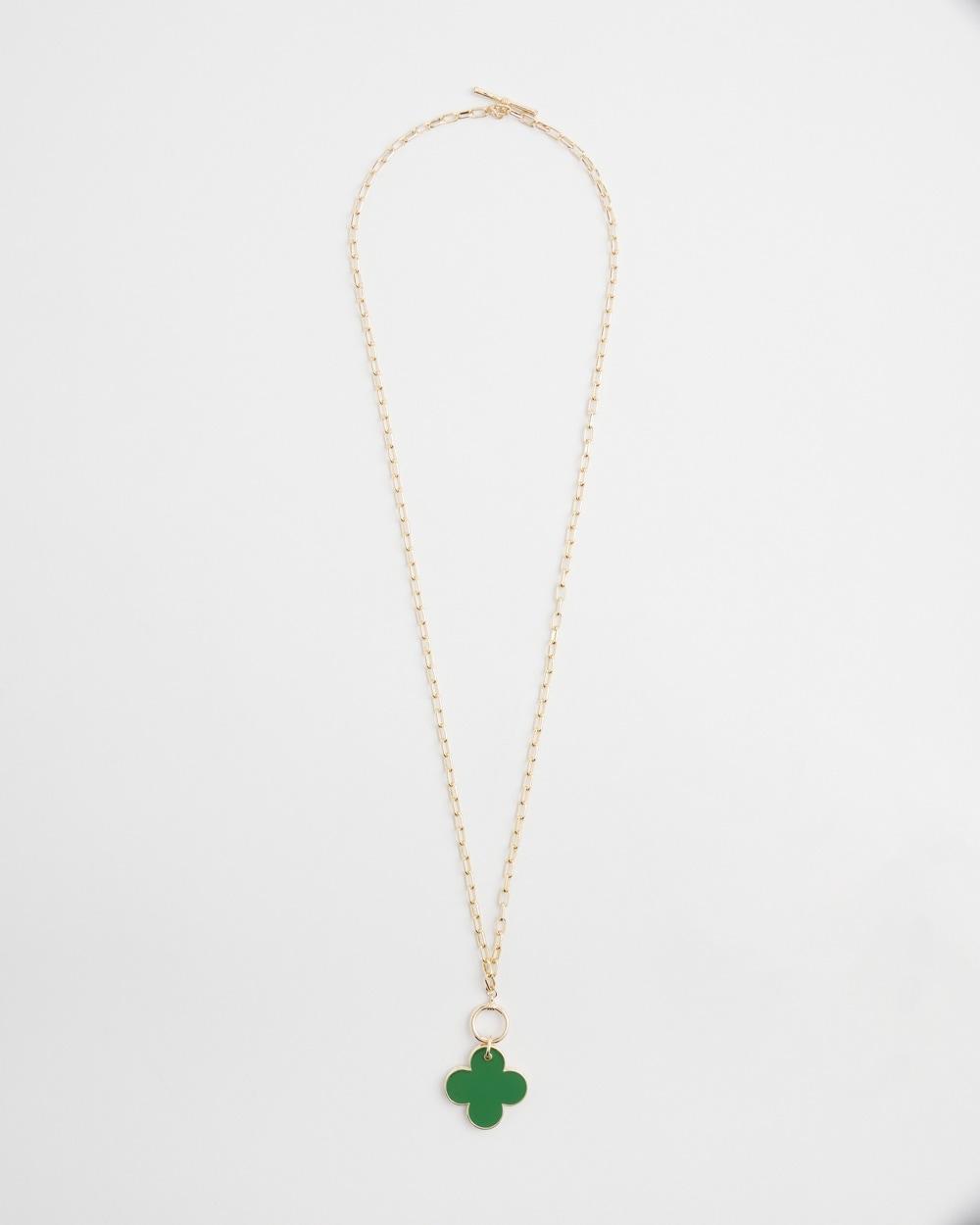 Chico's Convertible Reversible Pendant Necklace   Chico's - Verdant Green - Women Product Image