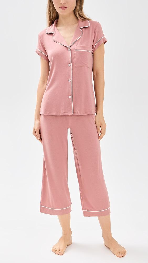 Eberjey Gisele - The Tencel Modal Crop PJ Set | Shopbop Product Image