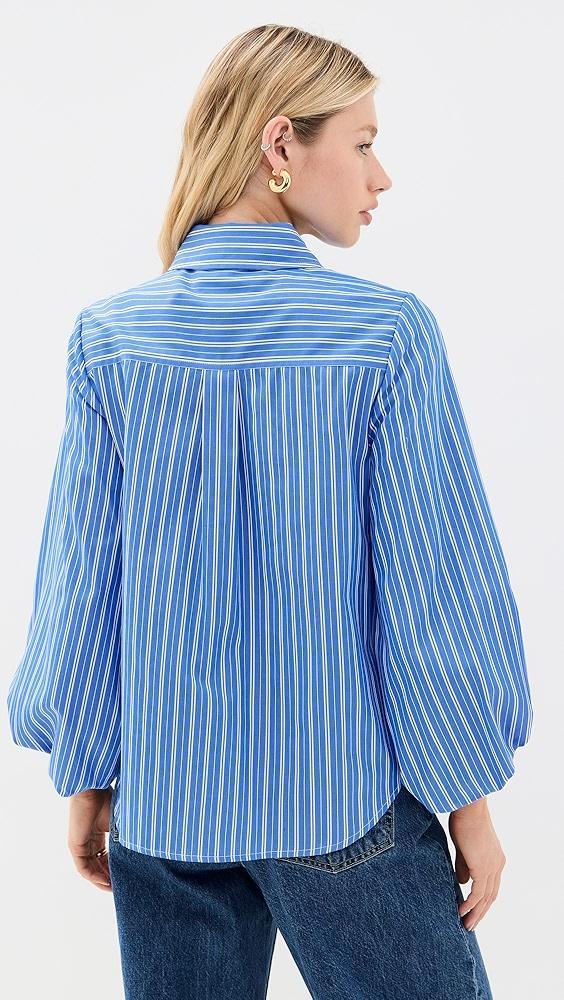 Tanya Taylor Marina Stripe Top | Shopbop Product Image