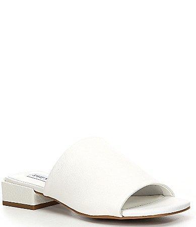 Steve Madden Anders Sandal (White Leather) Women's Shoes Product Image