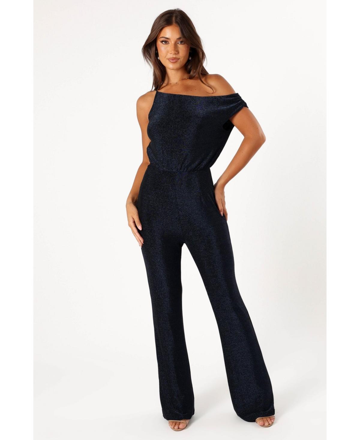 Petal and Pup Womens Heather One Shoulder Jumpsuit Product Image