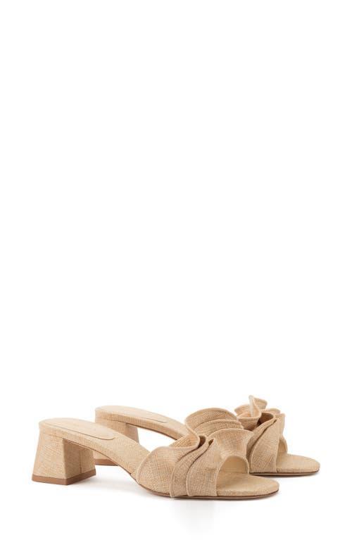 Larroud Brigite Ruffle Raffia Sandal Product Image