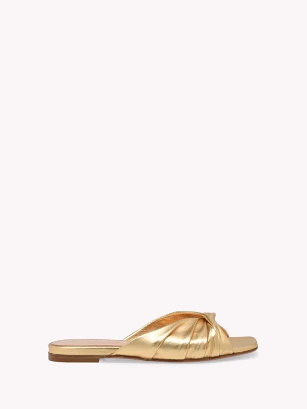 GIANVITO ROSSI Selene In Gold Product Image