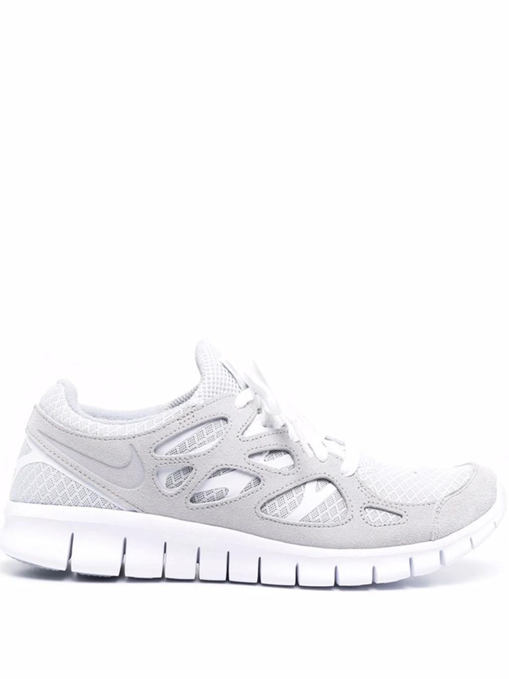 Free Run 2 Low-top Sneakers In Wolf Grey/pure Platinum-white Product Image