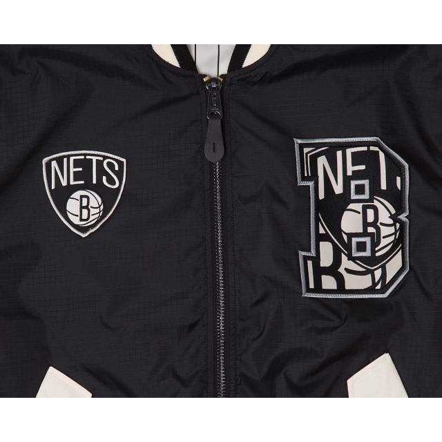 Alpha Industries X Brooklyn Nets MA-1 Bomber Jacket Male Product Image