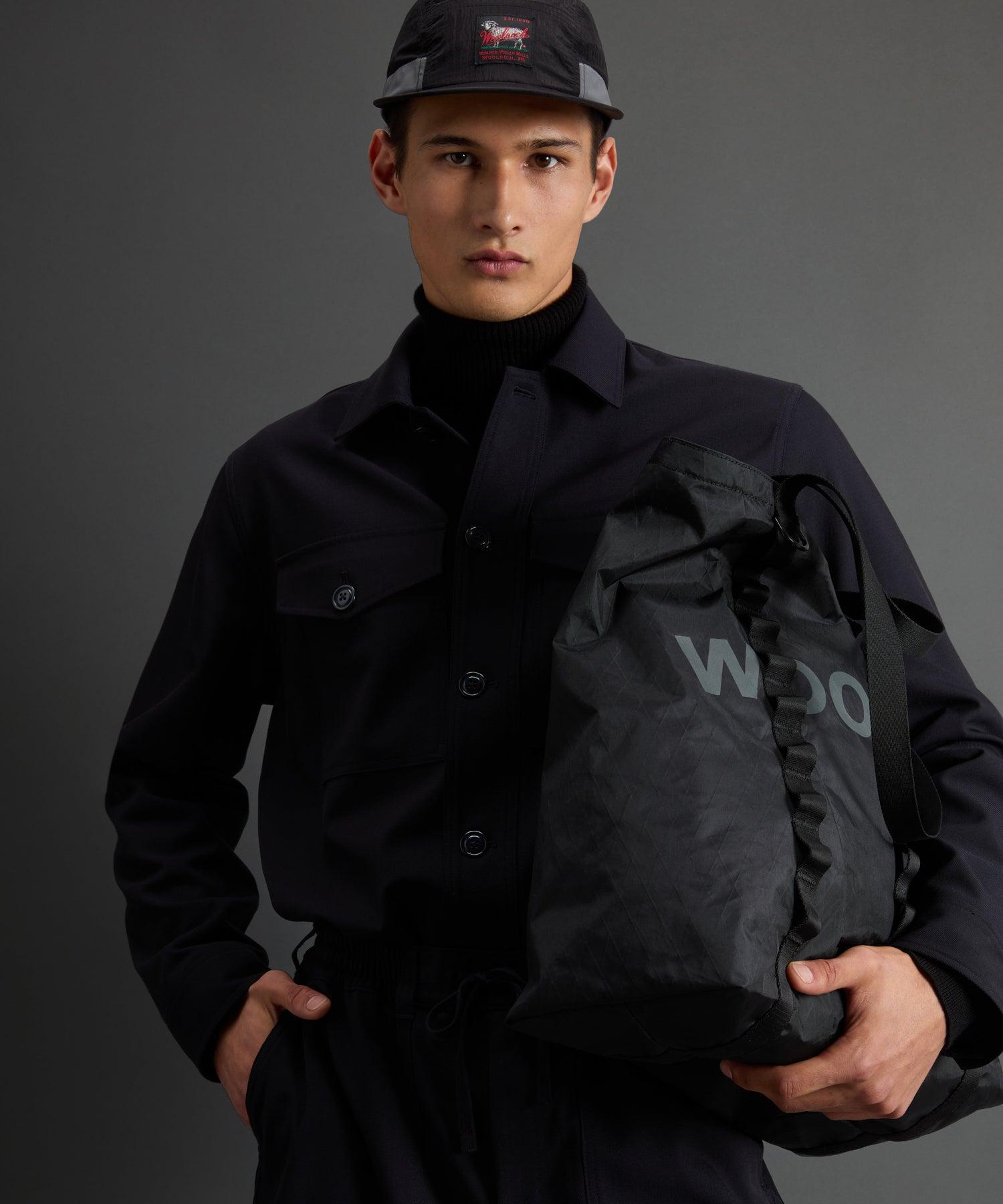 Todd Snyder X Woolrich Twill Camp Shirt in Navy Product Image