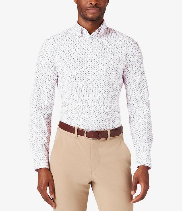 Mizzen+Main Performance Stretch Leeward Tulip Print Long Sleeve Woven Shirt Product Image