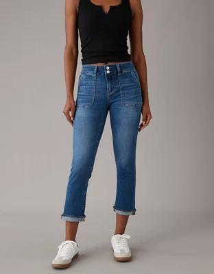 AE Next Level Low-Rise Artist Crop Jean Product Image