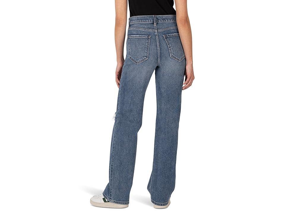 KUT from the Kloth Sienna High-Rise Wide Leg-5 Pockets in Publicized (Publicized) Women's Jeans Product Image