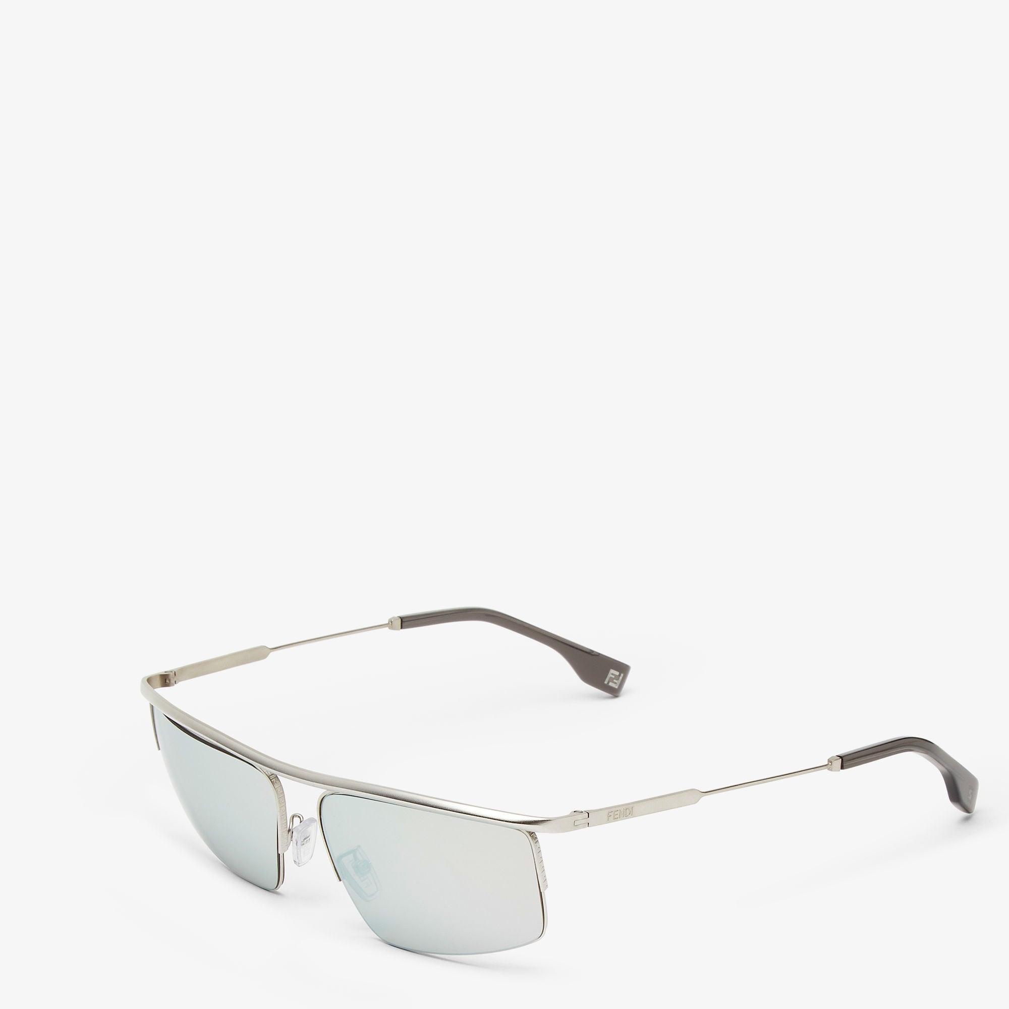 Fendi TravelPalladium-colored metal sunglasses Product Image