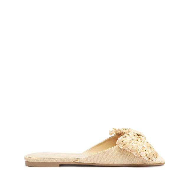 Lienne Straw Flat Sandal Female Product Image