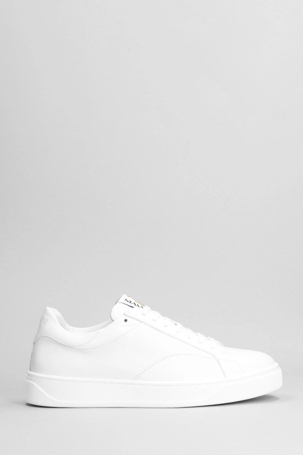 LANVIN Ddb0 Sneakers In White Leather Product Image