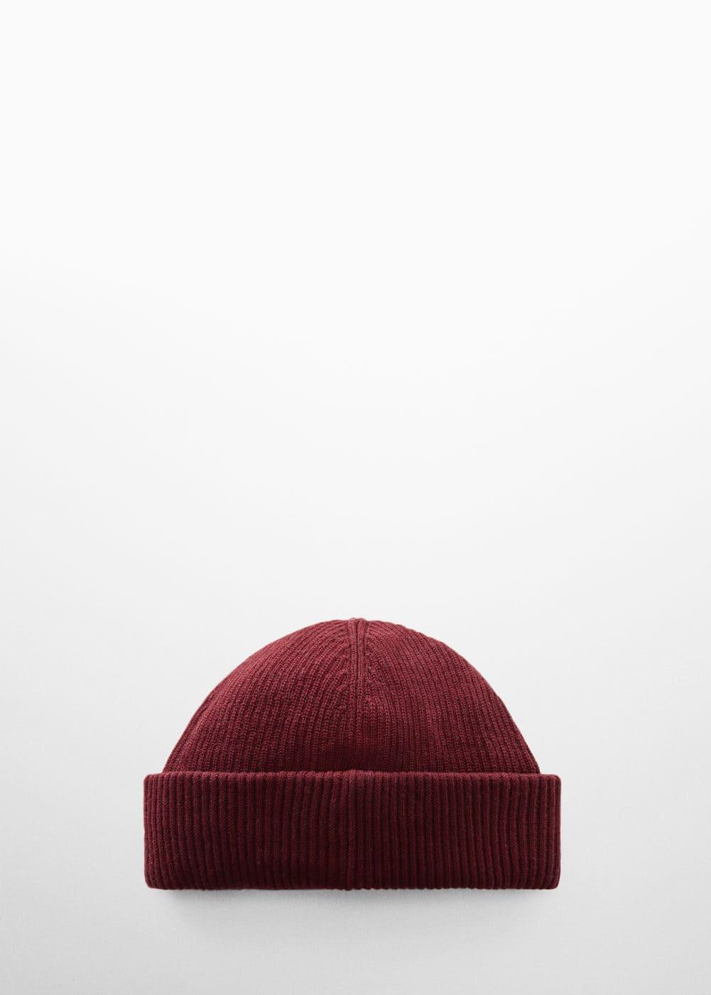 MANGO MAN - Short knitted hat - One size - Men Product Image