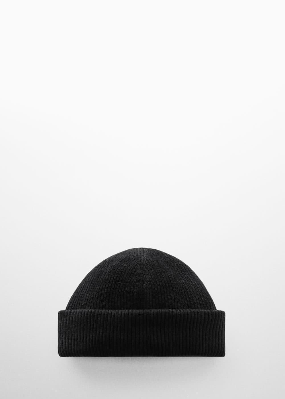 MANGO MAN - Short knitted hat - One size - Men Product Image