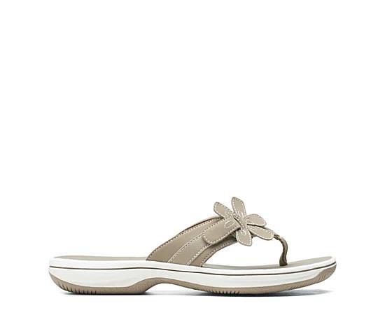 Clarks Cloudsteppers Brinkley Flora Womens Flip Flop Sandals Product Image