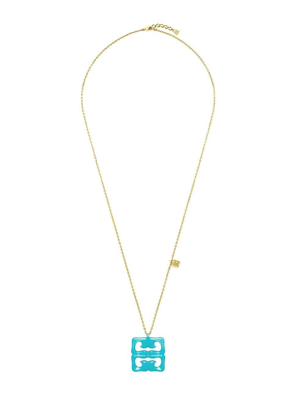 Womens 4G Liquid Necklace in Metal and Resin Product Image