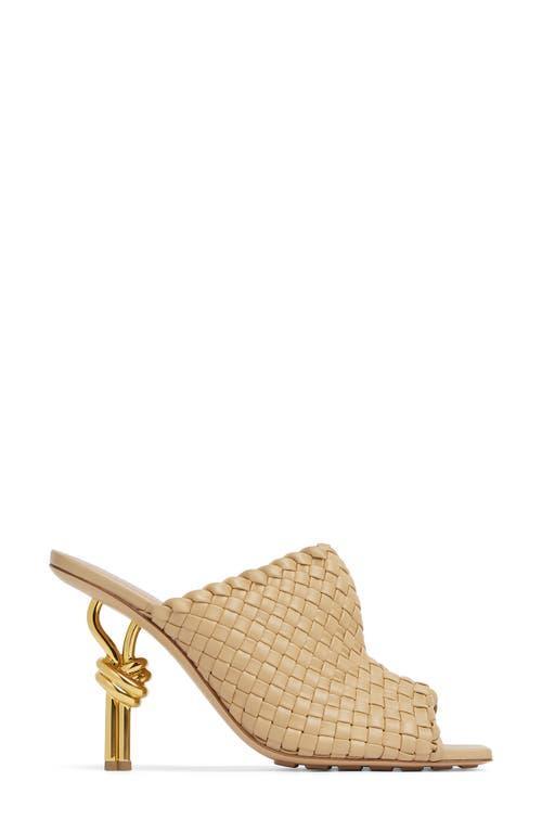 Bottega Veneta Knot Heel Intrecciato Slide Sandal Product Image