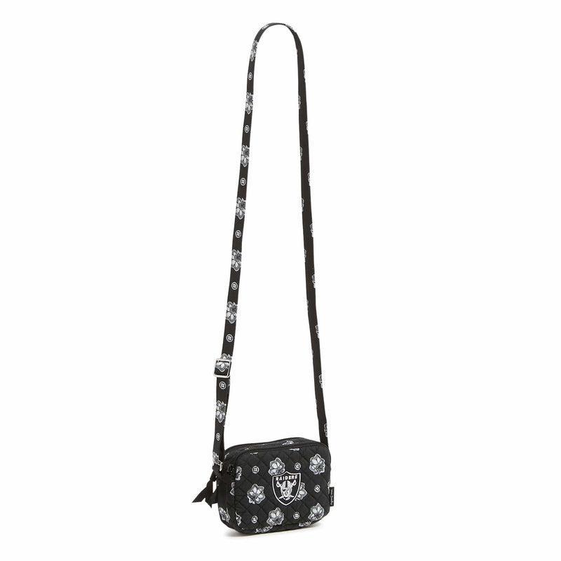 Vera Bradley NFL RFID Small Stadium Crossbody Bag Women in Las Vegas Raiders Bandana Product Image