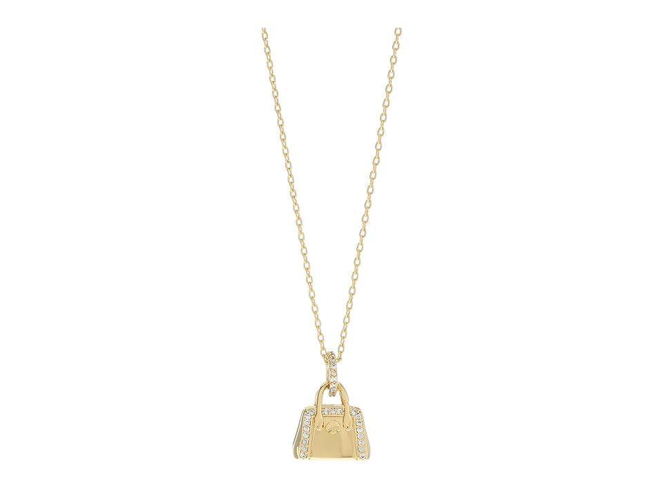 Womens Hit The Town Goldtone & Cubic Zirconia Knott Mini Pendant Necklace Product Image