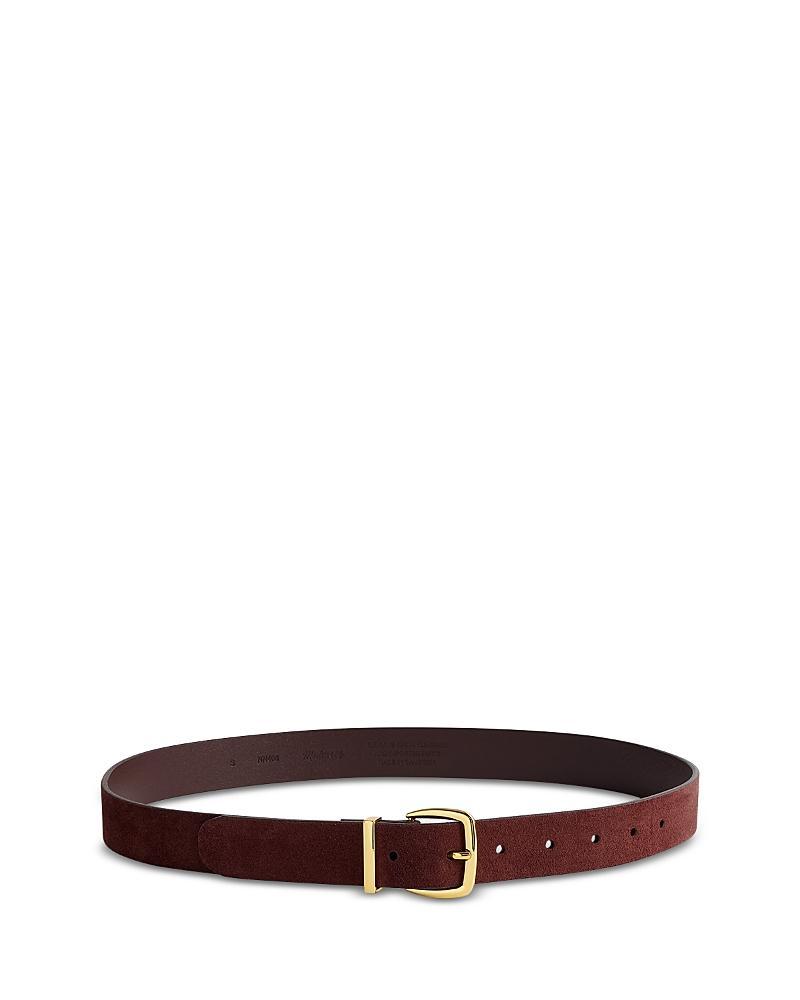 Madewell Essentials Belt Suede (Chocolate Raisin) Women's Belts Product Image