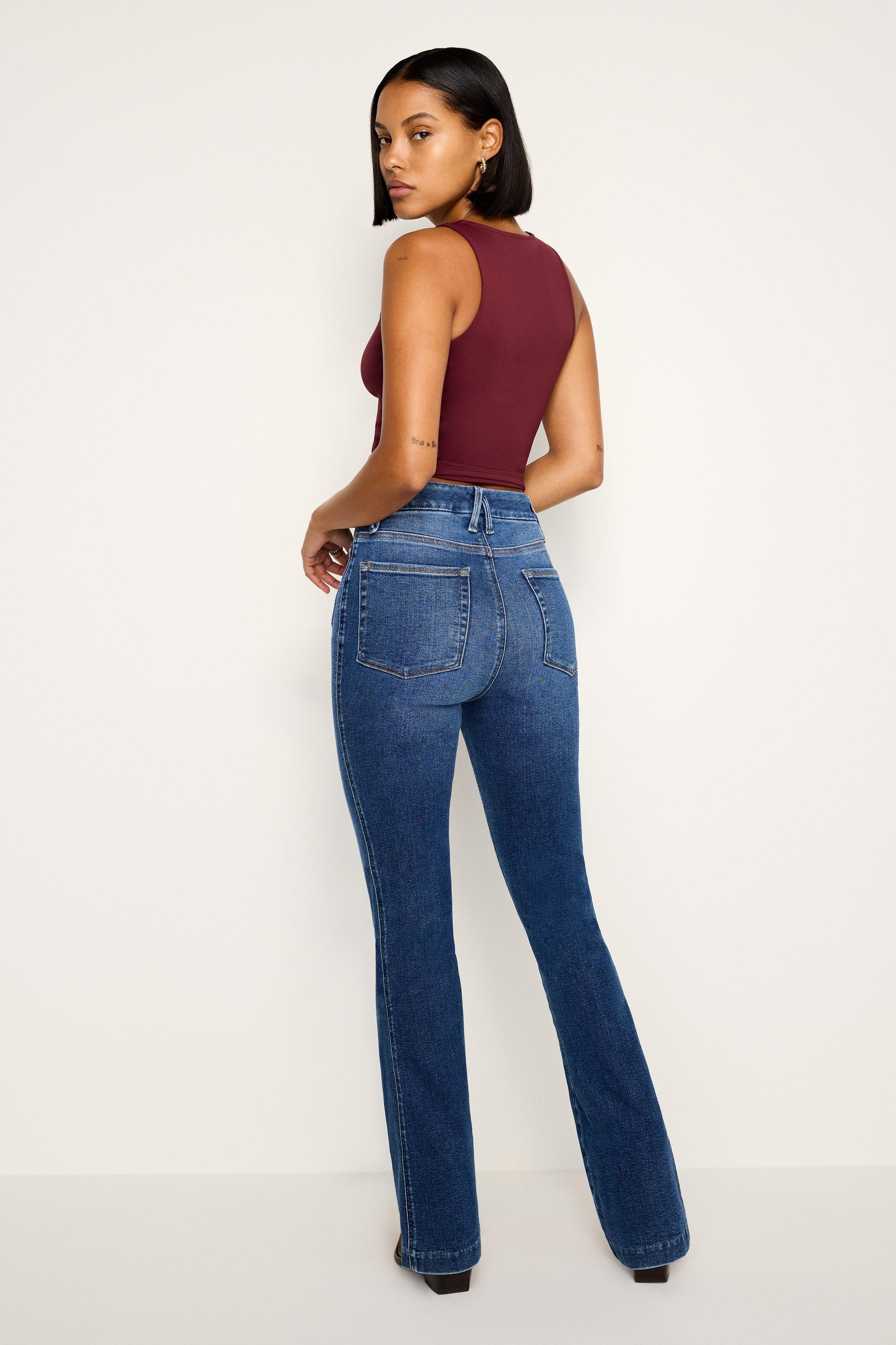 GOOD CURVE BOOTCUT JEANS | INDIGO708 Product Image