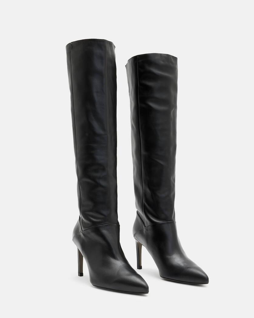 Odyssey Knee High Folding Leather Boots Product Image