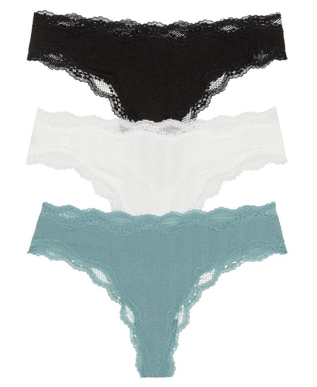 Honeydew Intimates Lorelai Assorted 3-Pack High Waist Thongs Product Image