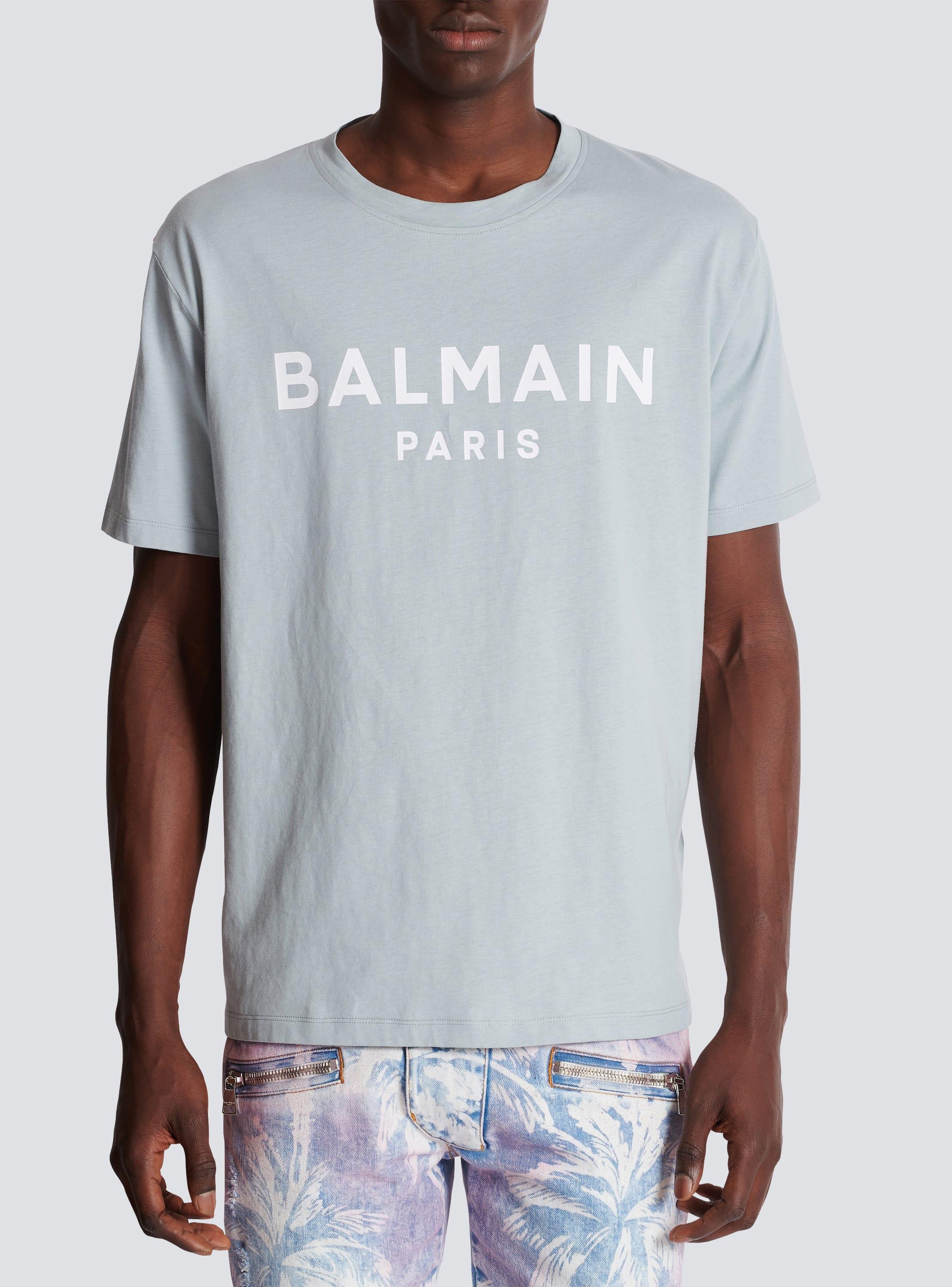 Printed Balmain Paris short-sleeved T-shirt Product Image