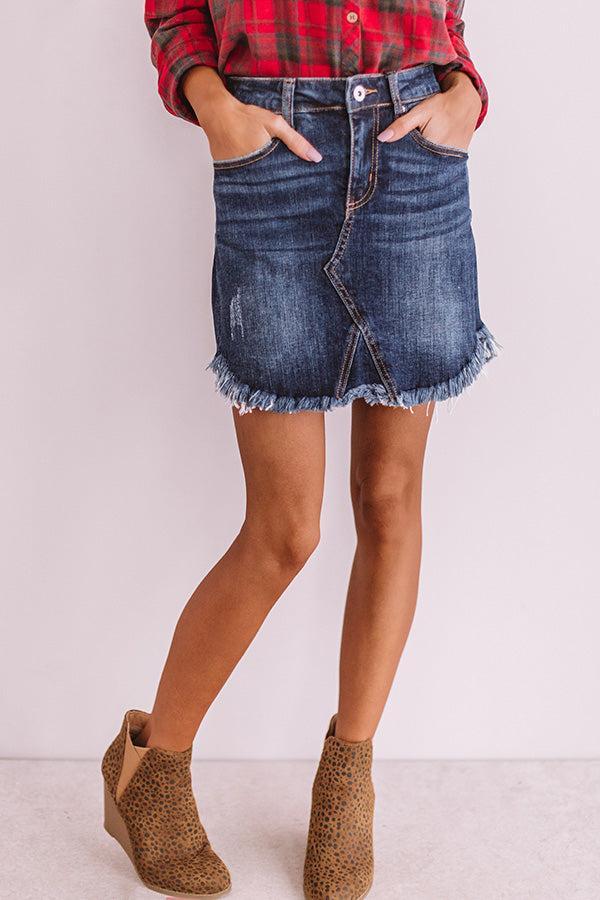 The Calgary Denim Skirt Product Image