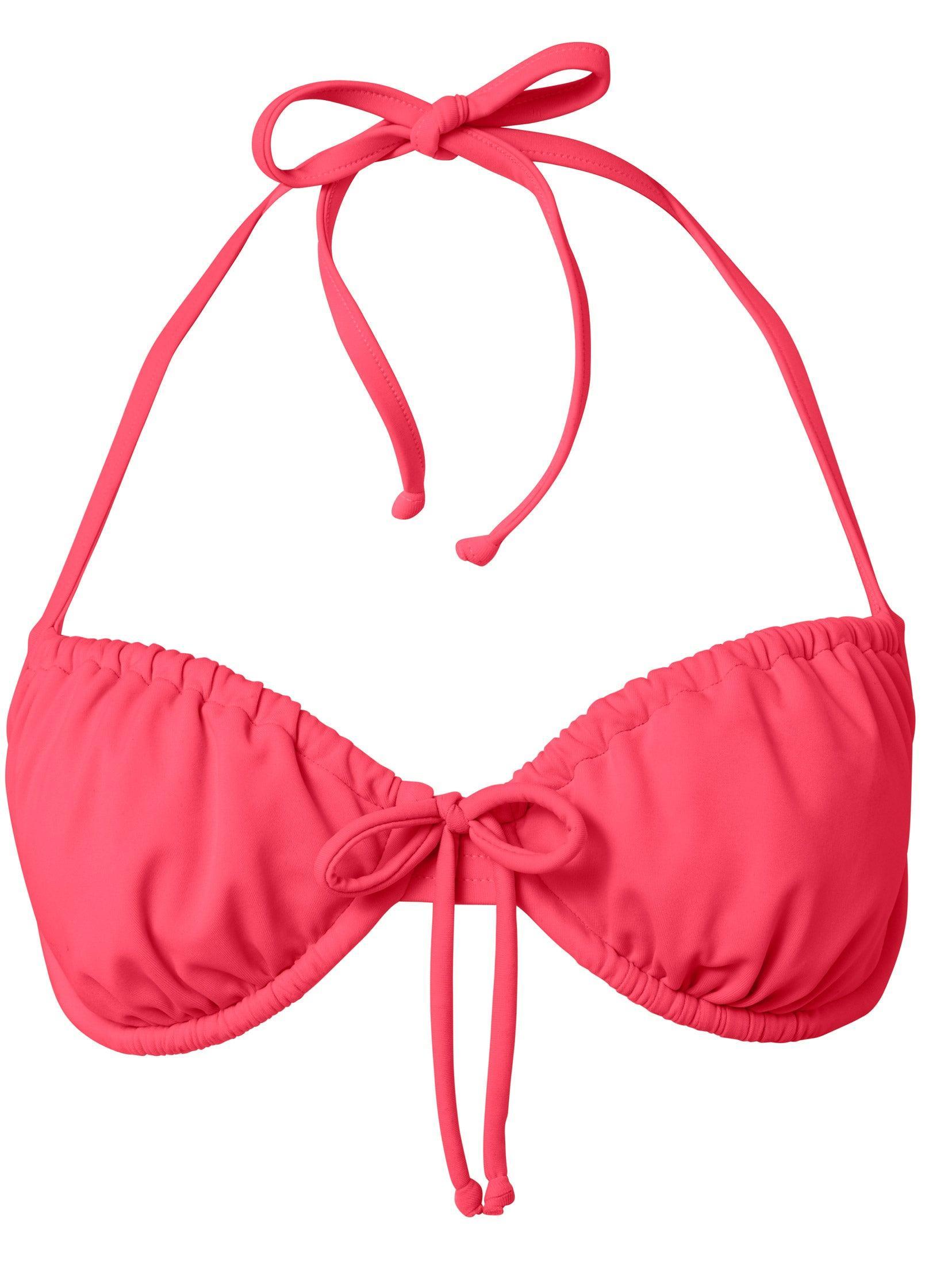 French Bra Swim Top - Sunset Pink Product Image