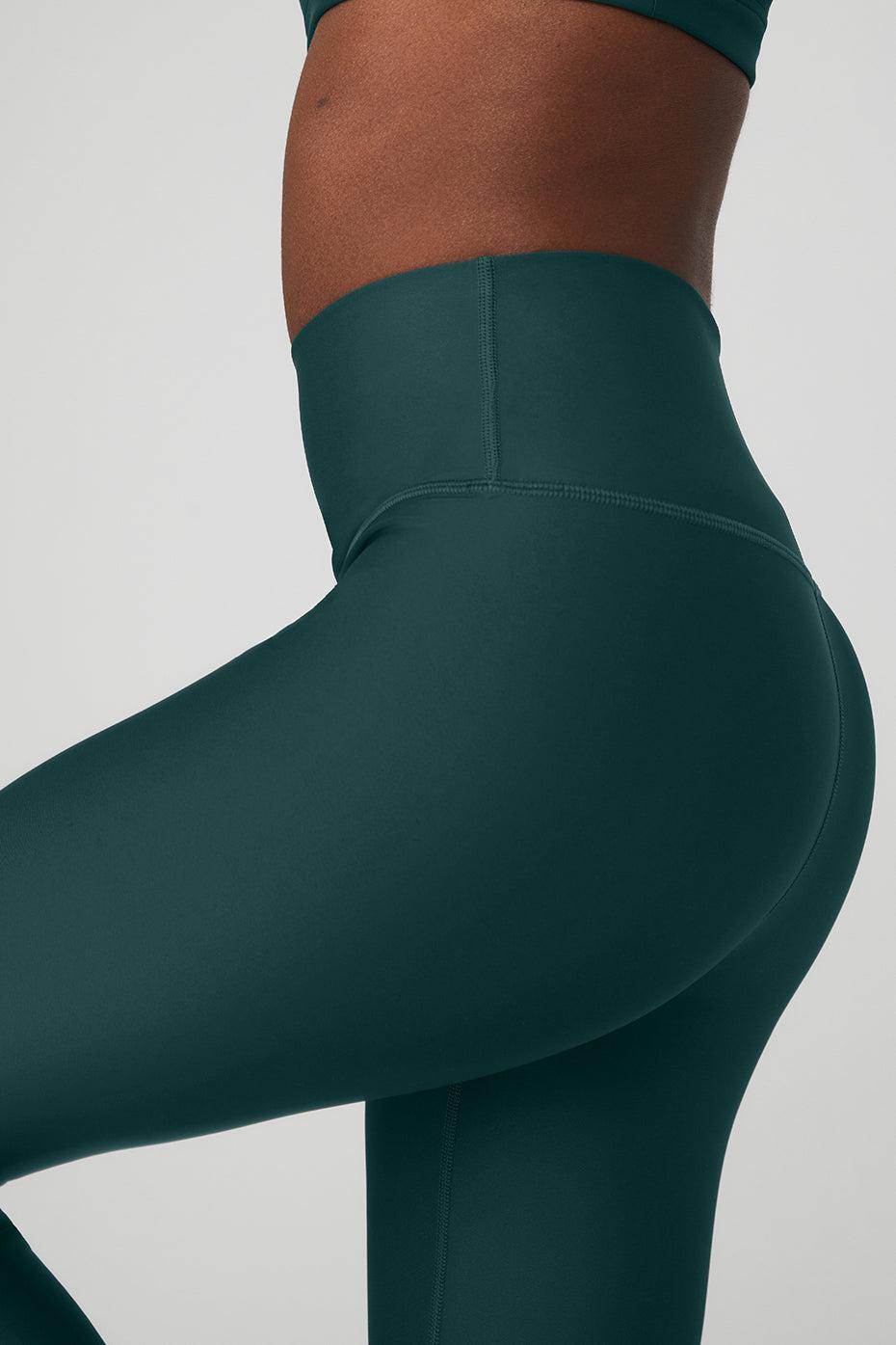 High-Waist Airlift Legging - Midnight Green Female Product Image