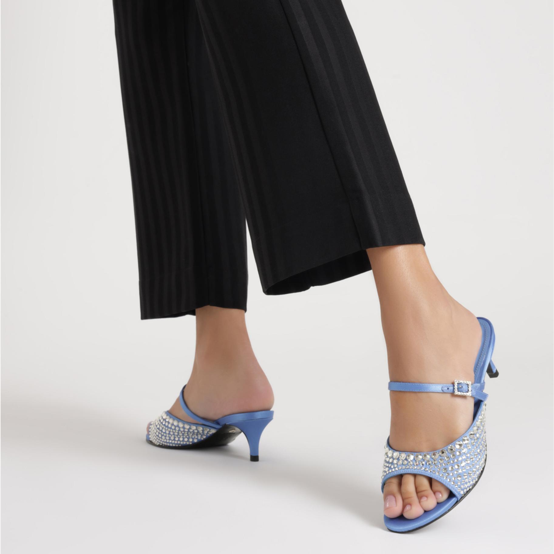 Louise Low Satin Sandal Product Image