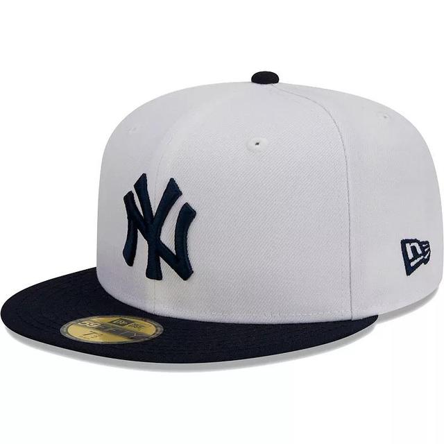 Mens New Era /Navy New York Yankees Optic 59FIFTY Fitted Hat Product Image