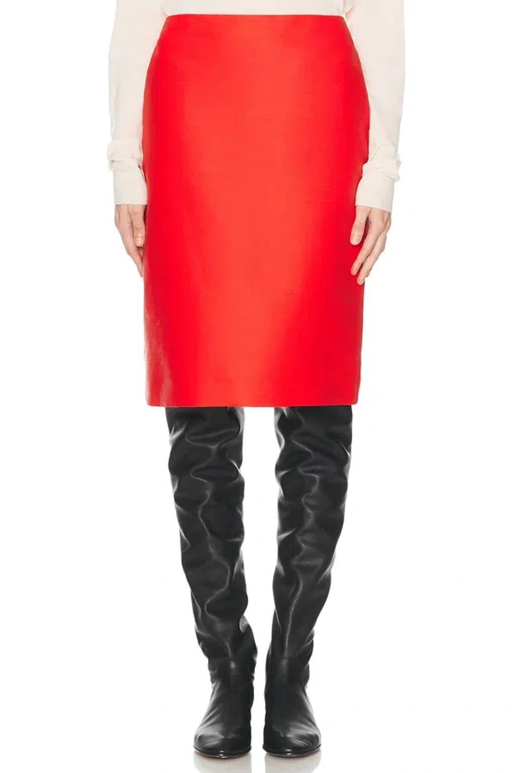 Corinna Skirt In Red Product Image