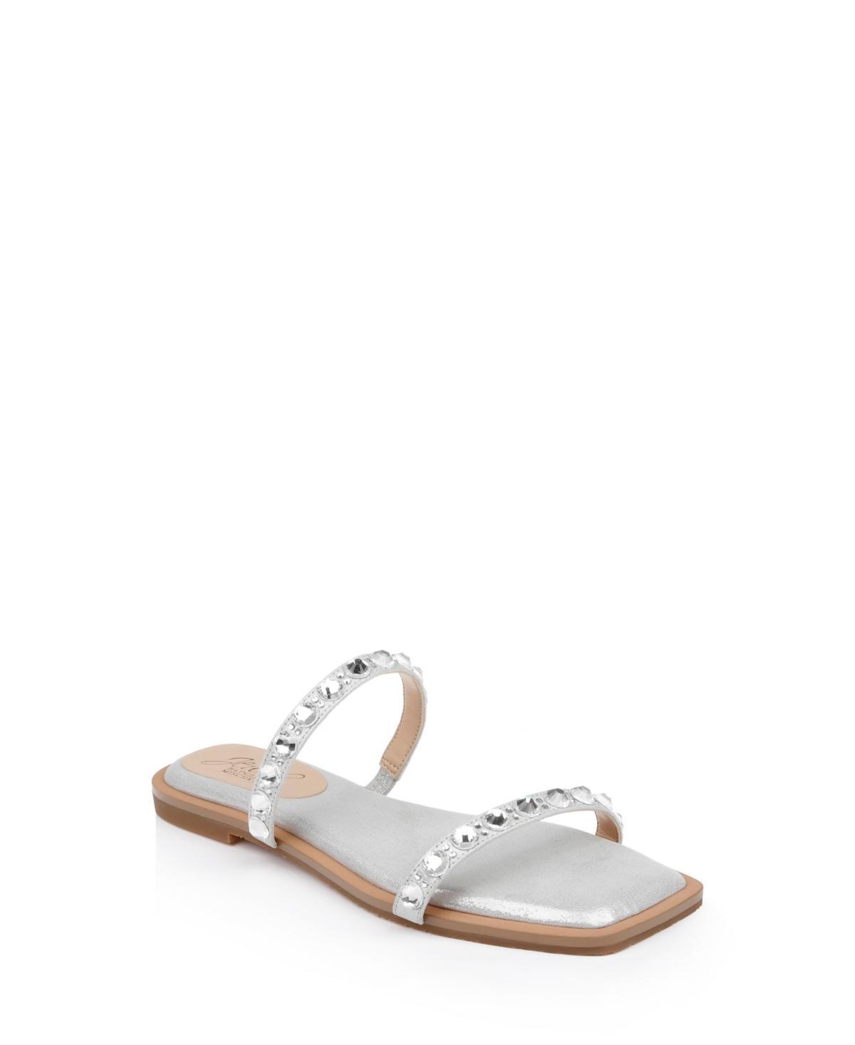 Jewel Badgley Mischka Honesty Satin) Women's Sandals Product Image