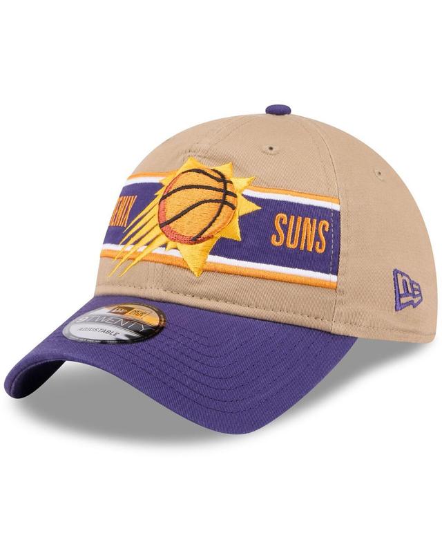 New Era Mens Tan Phoenix Suns 2024 Nba Draft 9TWENTY Adjustable Hat - Tan, Purple Product Image