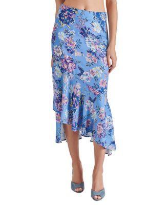 Steve Madden Womens Saskia Asymmetric-Hem Skirt Product Image