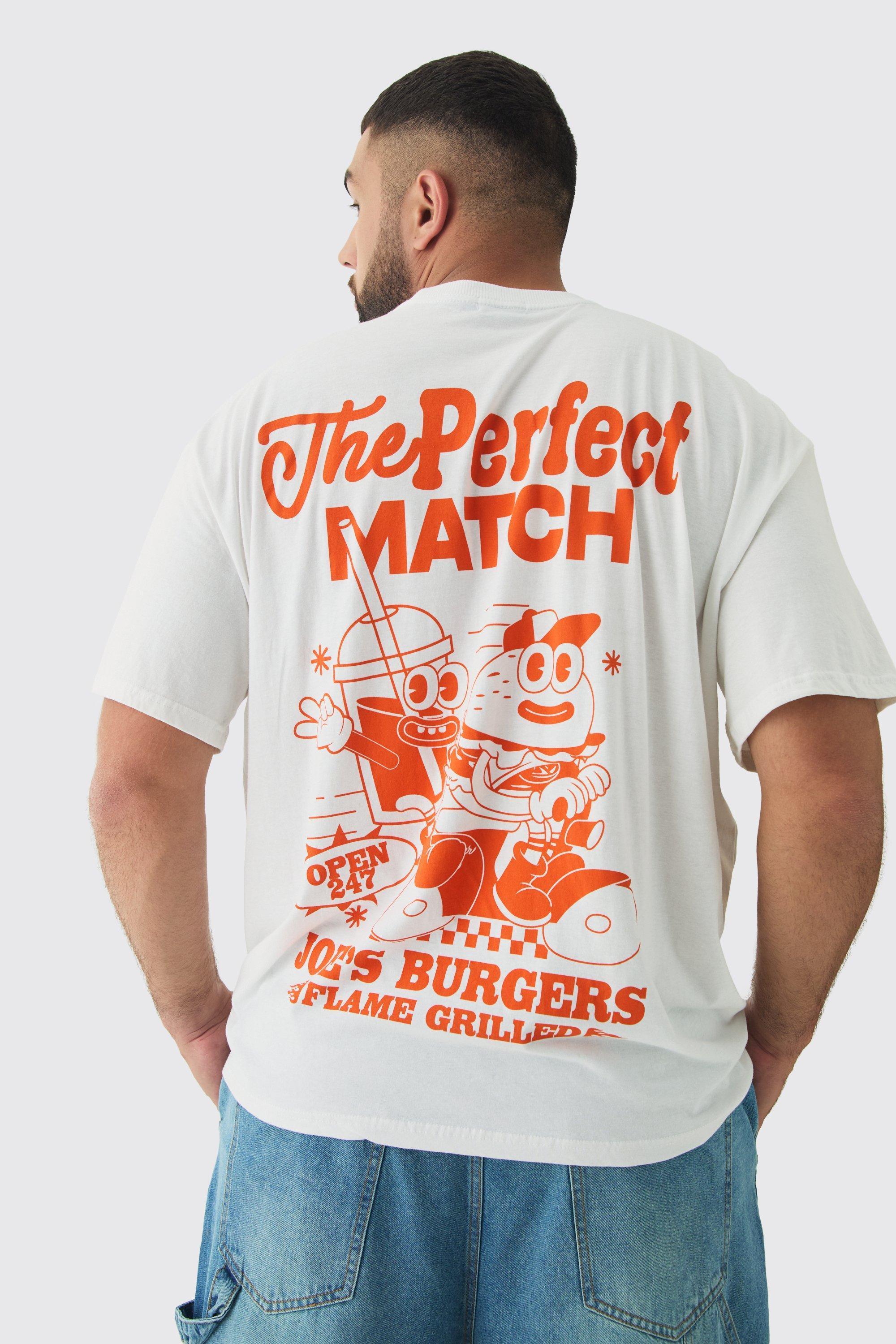 Plus Perfect Match Graphic T-Shirt | boohooMAN USA Product Image