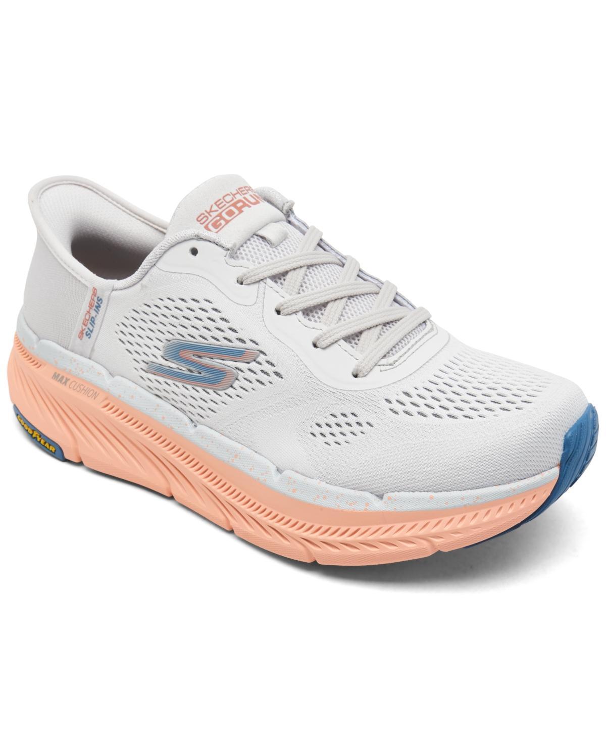 Skechers Womens Slip-ins Max Cushioning Premier 2.0 - Alora Athletic Running Sneakers - Light Gray Product Image