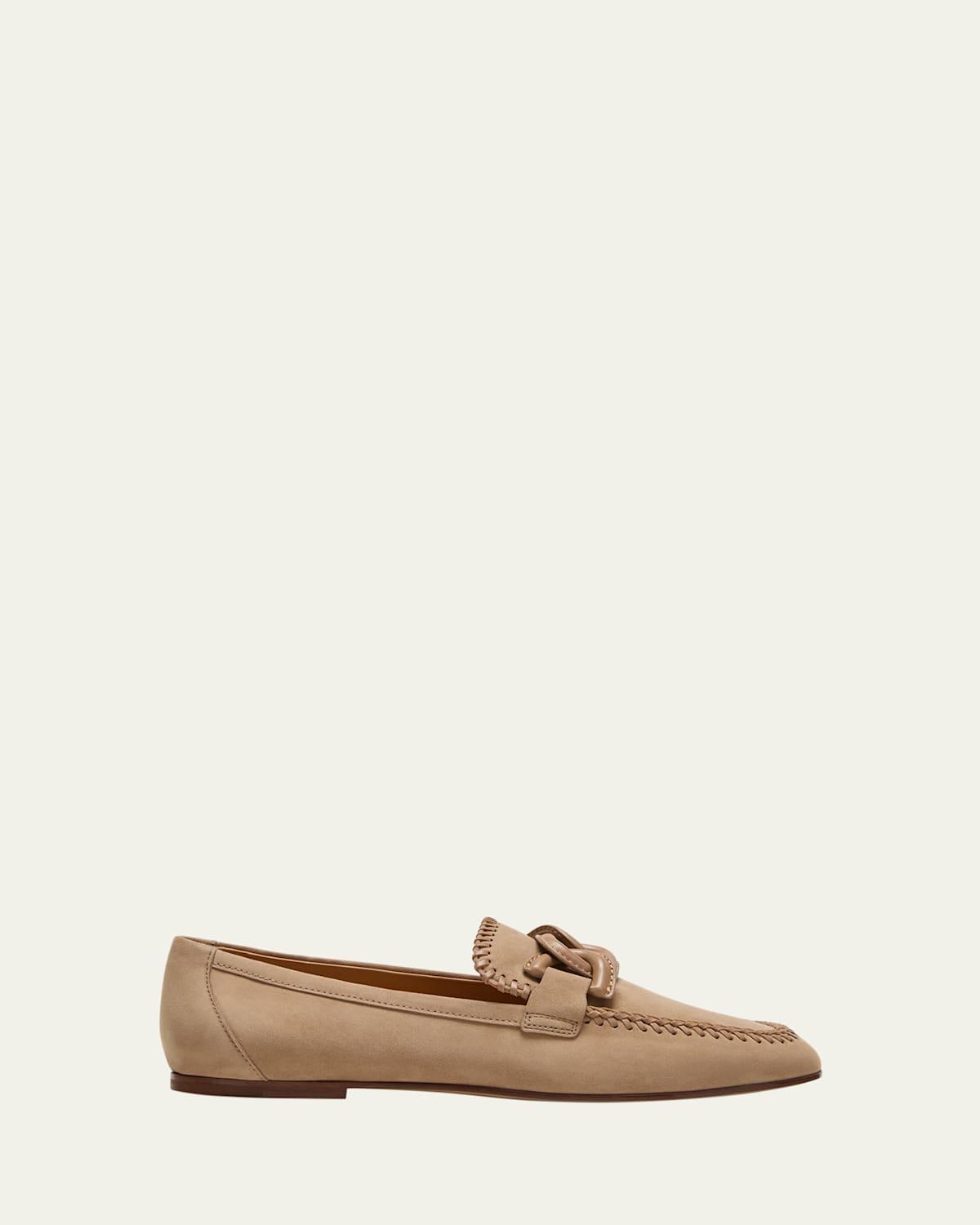 Tods Womens Moc Toe Loafers Product Image