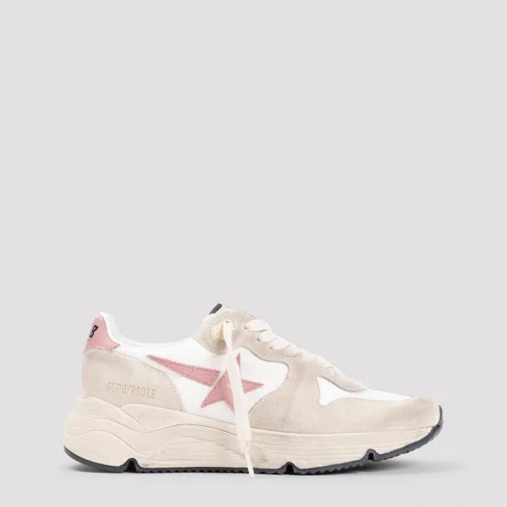 Running Sneakers In Beige Product Image