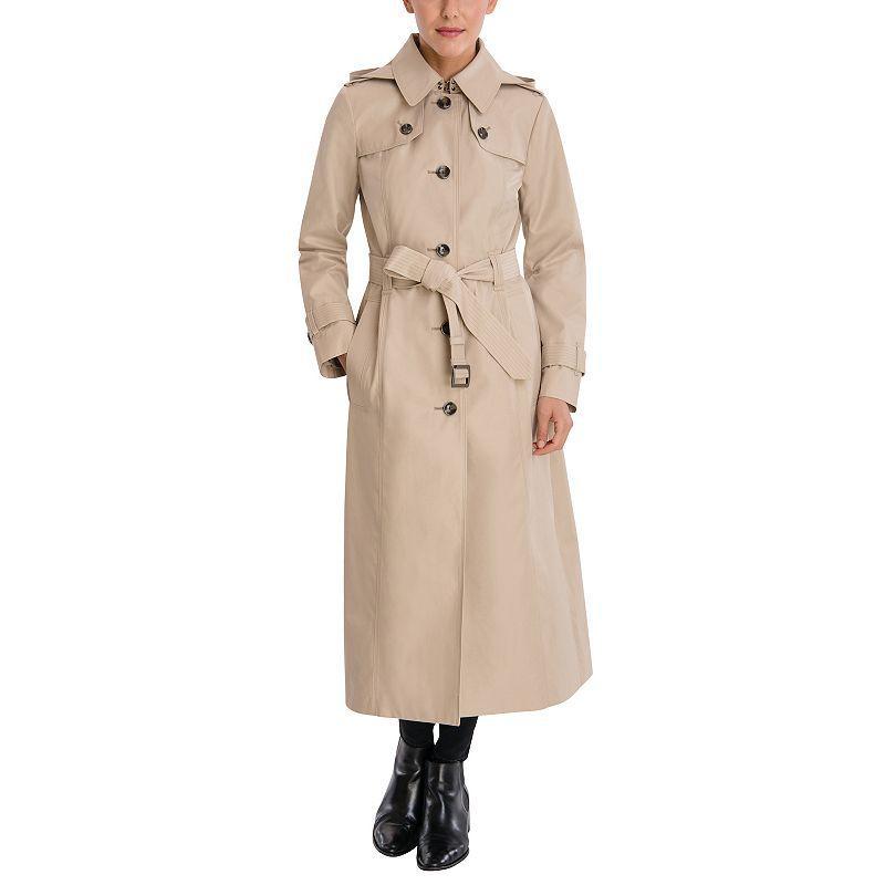 Womens London Fog Maxi Trench Coat Product Image