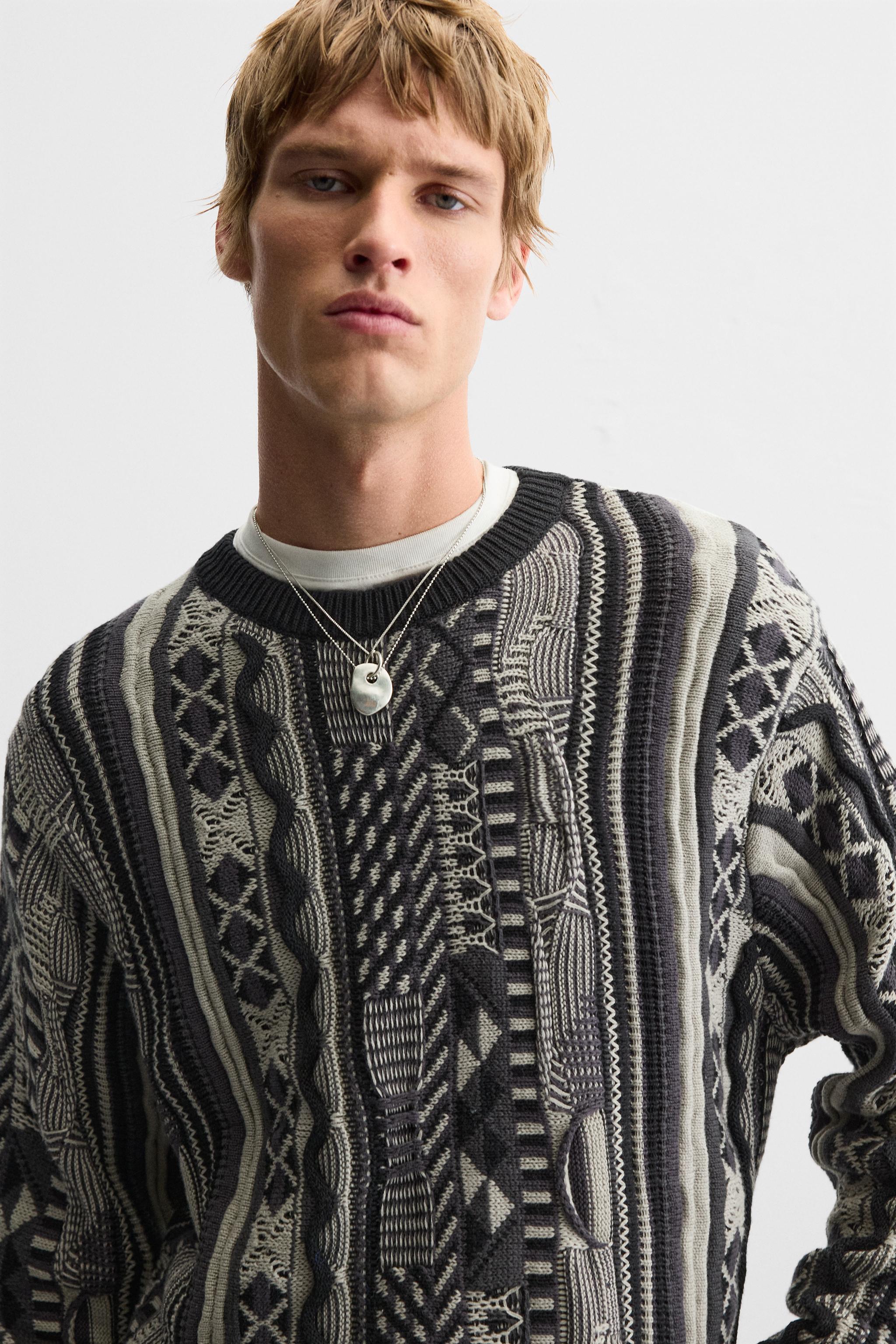 ABSTRACT JACQUARD SWEATER Product Image