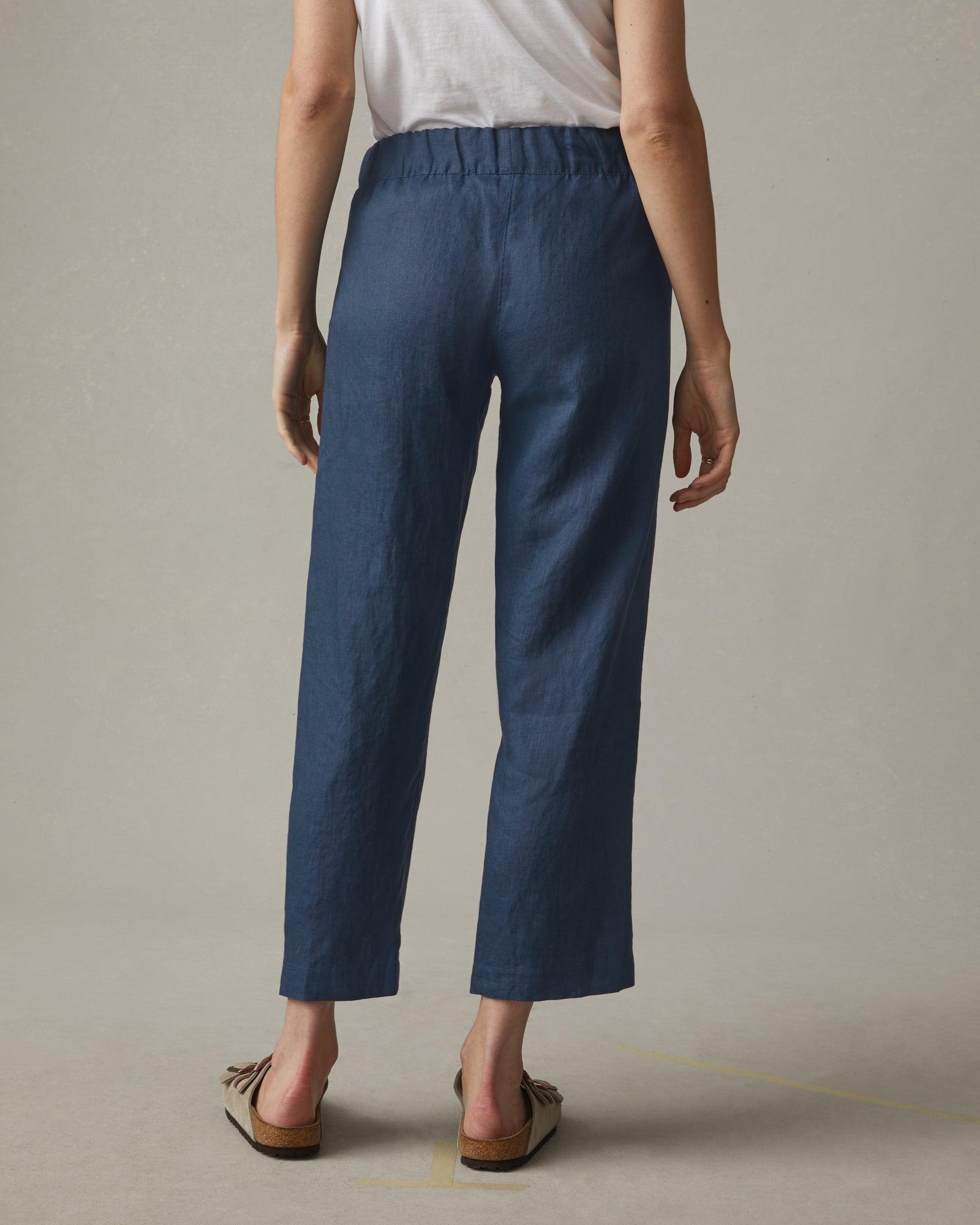 Easy Linen Pant - Nautical Blue Female Product Image