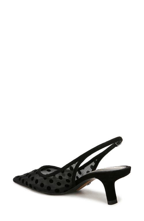 SAM EDELMAN Women's Biankas Pointed Toe Embellished Slingback Pumps In Black Product Image