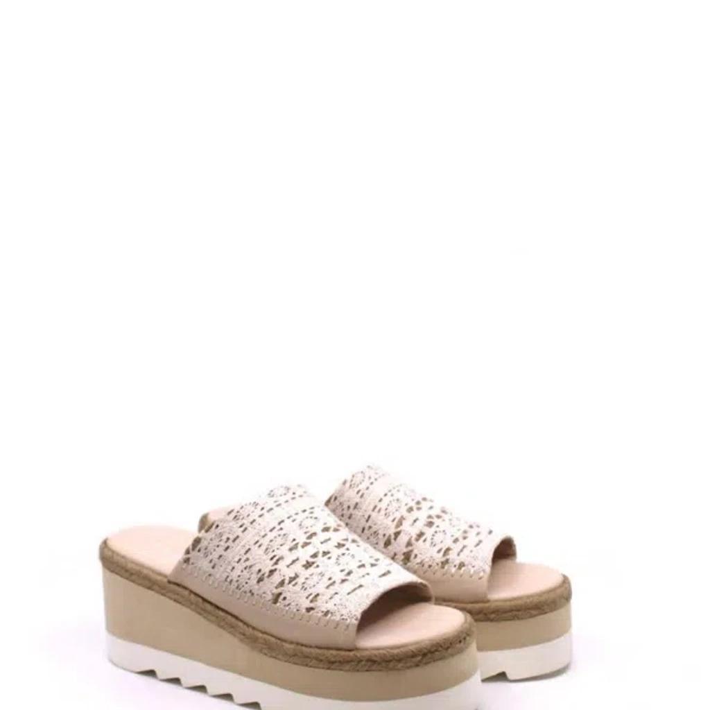 Women's Santorini Sandal In Plaster In White product image