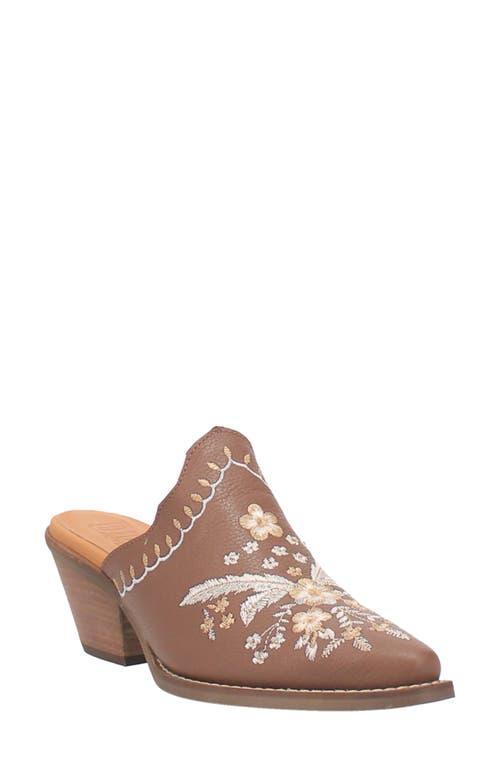 Dingo Wildflower Leather Floral Embroidered Western Mules Product Image