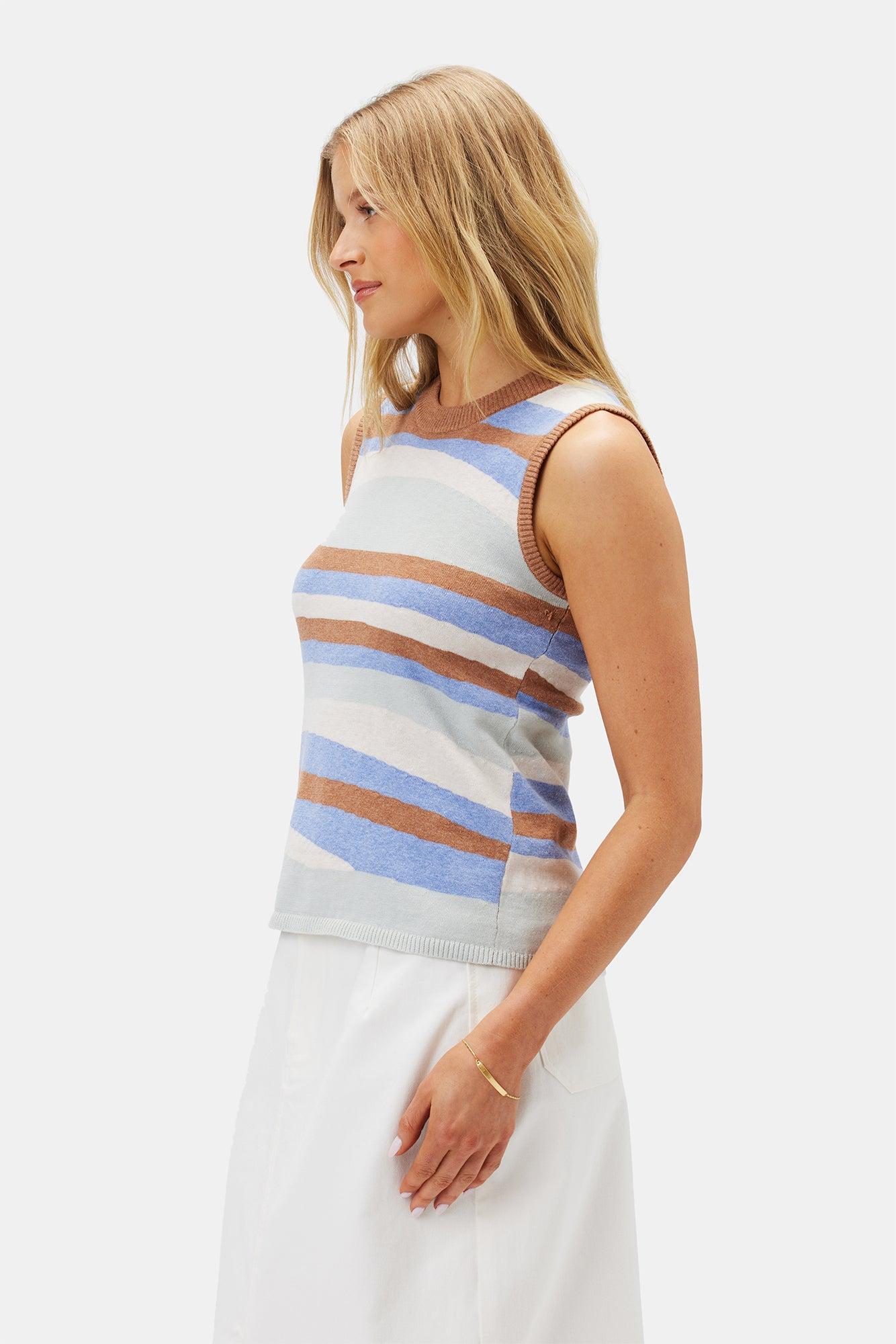 Colette Tank - Multi Stripe Product Image