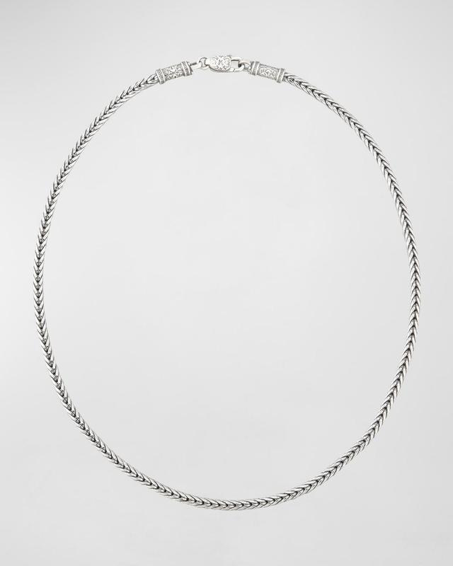 Womens Sterling Silver Wheat Chain Product Image