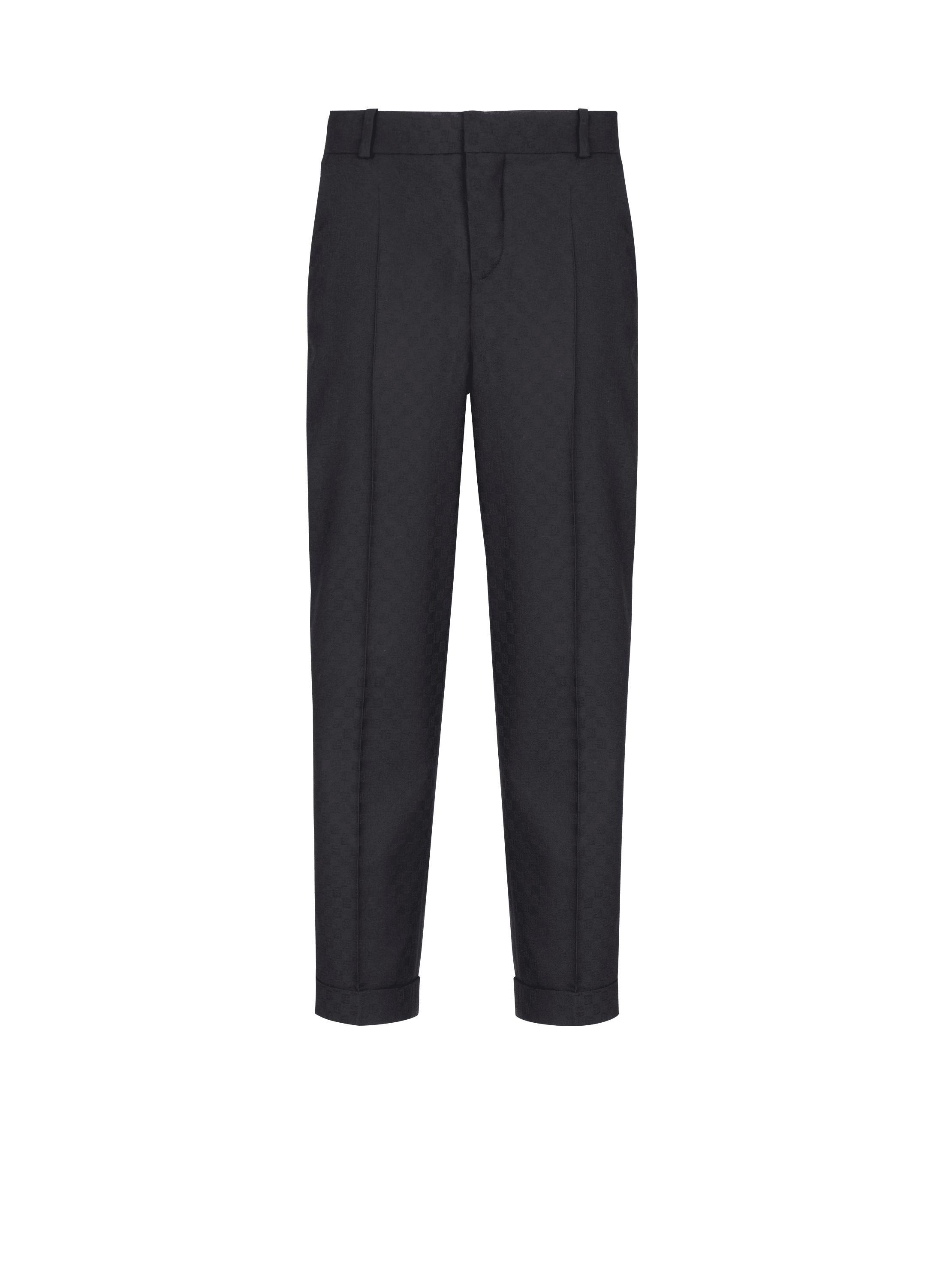 Monogram wool trousers Product Image